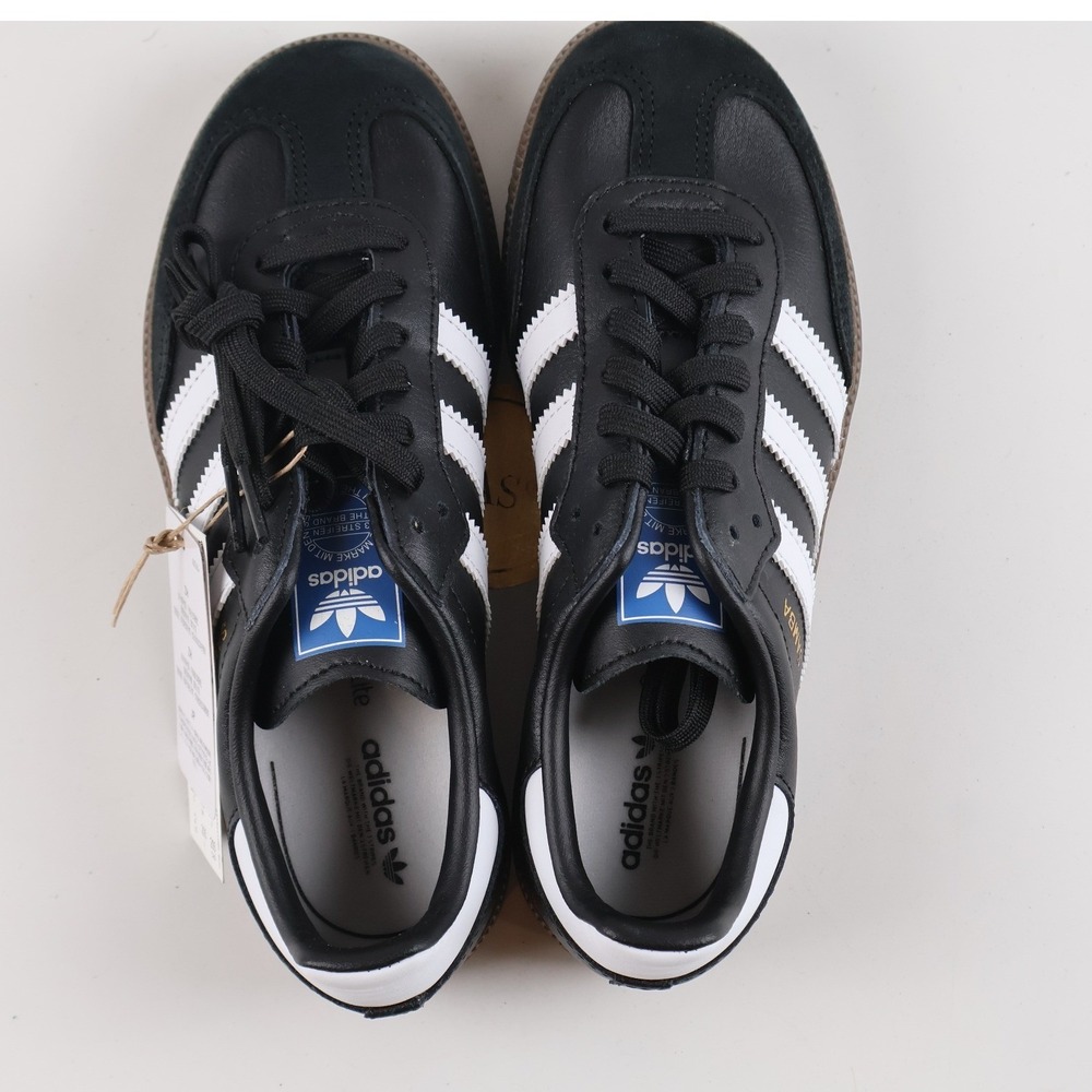 Adidas Sneakers Samba OG C Black White 2 Leather NWT Retails 80
